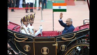 Swearing in Ceremony of the 14th President of India Shri Ram Nath Kovind [upl. by Wadlinger]