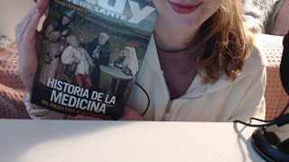 ASMR español leyendo HISTORIA DE LA MEDICINA susurro y soft spoken [upl. by Oos]