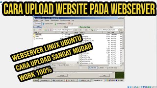 TUTORIAL CARA UPLOAD WEBSITE PADA WEBSERVER LINUX UBUNTU SERVER [upl. by Nnoj]