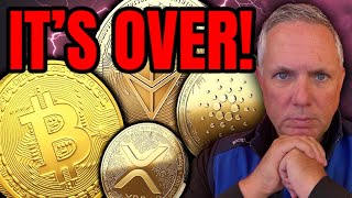 BITCOIN  ITS OVER ALL ALTCOINS  ITS OVER [upl. by Edeline]