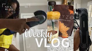 VLOG  Using My New Oscillating Tool Mushroom Coffee I Fixed My Kitchen Light  Gold Door Knobs [upl. by Idelia]