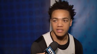 Carsen Edwards Talks 2018 NBA Combine Experience [upl. by Kilk]