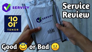 Servify Service Review ft Tenor 10or G  Unboxing The Pack amp Device Quality  Full Details [upl. by Brody329]