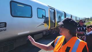 Moving the masses by rail for King Tūheitia burial in the Waikato [upl. by Deborah298]