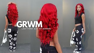 GRWM for The FIRST DAY of High School  Senior Year [upl. by Sheply]