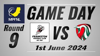 Frankston vs Pines Division 3  MPFNL Womens Round 9 2024 [upl. by Odrawde782]