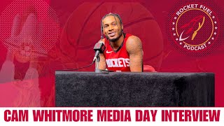 Houston Rockets Cam Whitmore talks upcoming season [upl. by Sirrah543]