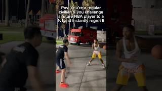 Future NBA Draft Prospect vs regular hoopers [upl. by Frolick541]