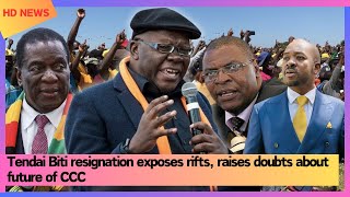 Tendai Biti resignation exposes rifts raises doubts about future of CCC [upl. by Idurt]