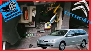 Citroen C5 OBD2 Diagnostics Port Fusebox Location amp Fuse Diagram First Gen 20042008 [upl. by Eadahc]