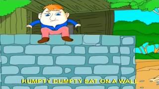 Humpty Dumpty  Nursery Rhyme with Lyrics [upl. by Ahtram]