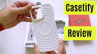 Casetify iPhone 15 Pro Max Case Grip Stand and Ripple case charms  Reviews [upl. by Adnahsat]