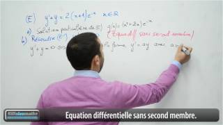 Équations différentielles avec second membre Exercice corrigé 6 Question 24 [upl. by Pinebrook]