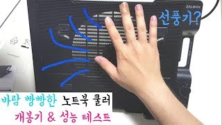 가성비 최고 잘만 노트북 쿨러 ZALMAN ZMNS2000 성능 리뷰 [upl. by Brelje]