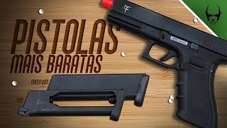 Review  AS PISTOLAS COM MELHOR CUSTO BENEFÍCIO DO AIRSOFT [upl. by Cnut]