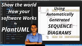 How to auto generate Sequence Diagrams using plantuml  Show how your software works visually [upl. by Nye567]