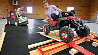 INDOOR TOY CAR RACE TRACK [upl. by Goldberg]