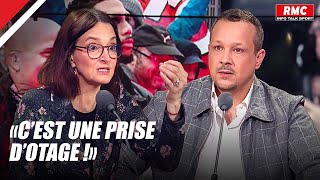 Grèves SNCF  Le ton monte entre Mehdi Ghezzar et Barbara Lefebvre   Les Grandes Gueules [upl. by Vidda]