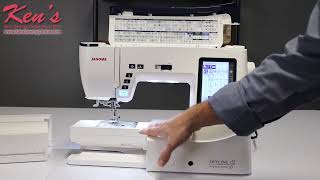 Janome Skyline S7 Anniversary Edition Sewing Machine Feature Overview [upl. by Behl871]