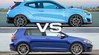 2019 Hyundai Veloster N vs 2018 Volkswagen Golf R [upl. by Elihu]