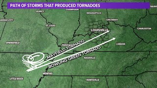 Kentucky storm track A look at the path of the storms [upl. by Jangro]