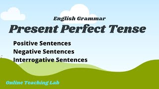 Present Perfect Tense  Perfective Tense  Present Tenses  English Tenses [upl. by Hausner]