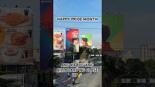 Close Up Billboard Support Pride Month shorts [upl. by Torin]