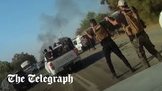 New footage shows Hamas terrorists brazenly shooting at partygoers fleeing the Supernova festival [upl. by Annawat]