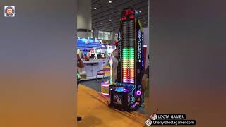 China Supplier Super Hammer High Striker Arcade Redemption Game Machine [upl. by Lisabet]