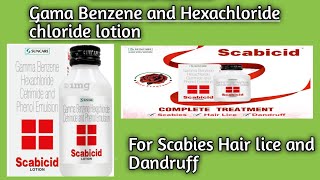 Gamma benzene hexachloride and cetrimide lotion uses in hindi [upl. by Karilynn]