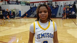 Dereona Pettway lifts Mae Jemison past Jasper [upl. by Aiyt]