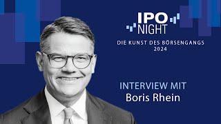 IPO Night 2024  Interview mit Boris Rhein [upl. by Adamis313]