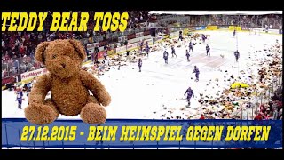 Das Derby  TeddyBear Toss  EHCWaldkraiburg vs ESC Dorfen  271215 [upl. by Raychel]