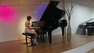 Amanda age 8 plays L Mozart Nannerls Minuet and Gurlitt Celebration [upl. by Butler253]