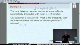 Lect4A The Exponential Distribution With Example [upl. by Mirilla]