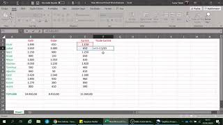 Excel Yüzde Hesaplama Formülü  Yüzde artış azalış nasıl yapılır [upl. by Illac]