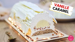 Recette de bûche de Noël vanille caramel et noix de pécan [upl. by Gregson]