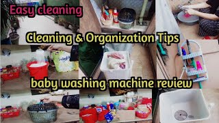 Baby washing Machine result Kaisa haiHome Cleaning Routine VlogGrocery Organized [upl. by Aral]