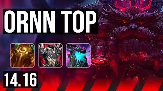 ORNN vs RENEKTON TOP  4311 Rank 11 Ornn 31k DMG  NA Challenger  1416 [upl. by Botsford]