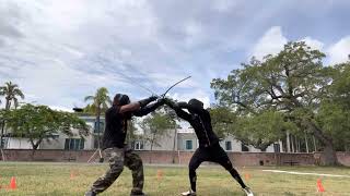 Longsword vs Spadroon and Dagger [upl. by Dhruv]