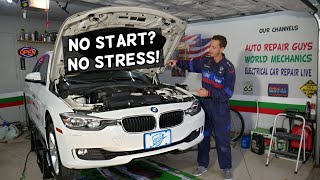 BMW F30 F31 DOES NOT START AFTER TIMING CHAIN REPLACEMENT CYLINDER HEAD REPLACEMENT OR OTHER [upl. by Sylirama]