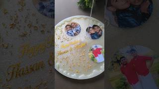 Bday gift for twins♥️ art artwork arte resin resinart diy diygift craft artandcraft shorts [upl. by Yelac]