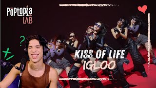 Poptopia Lab KISS OF LIFE Igloo’ Performance Reaction [upl. by Annaet]