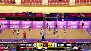 COPA PANAMERICANA U23 FEMENIL VERACRUZ 2024 COSTA RICA VS CUBA [upl. by Lannie472]