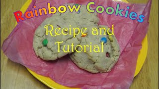 Rainbow Cookies Recipe amp Tutorial [upl. by Anaihsat]