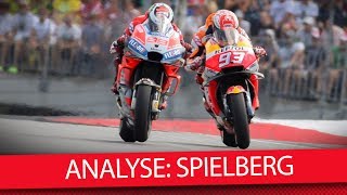 Die SpielbergAnalyse  MotoGP 2018 Analyse [upl. by Yluj]