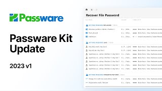 Whats New in Passware Kit 2023 v1 [upl. by Granthem]