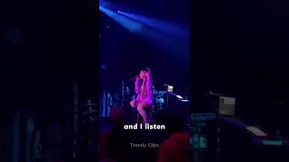 Ariana Grande really stopped her show after a fan did this 😲arianagrande trending ariana shorts [upl. by Leahciam]