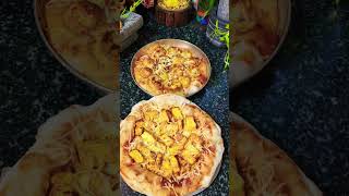 Home made easy pizza recipe  full recipe on my yt channel shorts [upl. by Crandale]