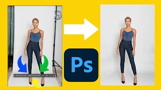 Comment agrandir le fond dune image sur photoshop remplissage génératif [upl. by Aicsila]